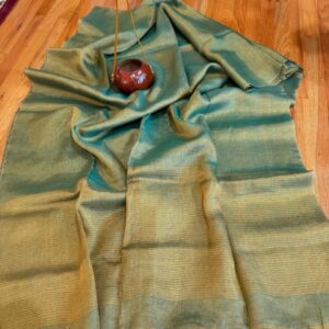 JHANKAR – Tissue Linen Saree