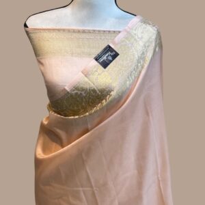 KANAL LATA | katan silk banarasi border saree | Pink