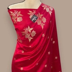 Sunhari | Semi Georgette | Red